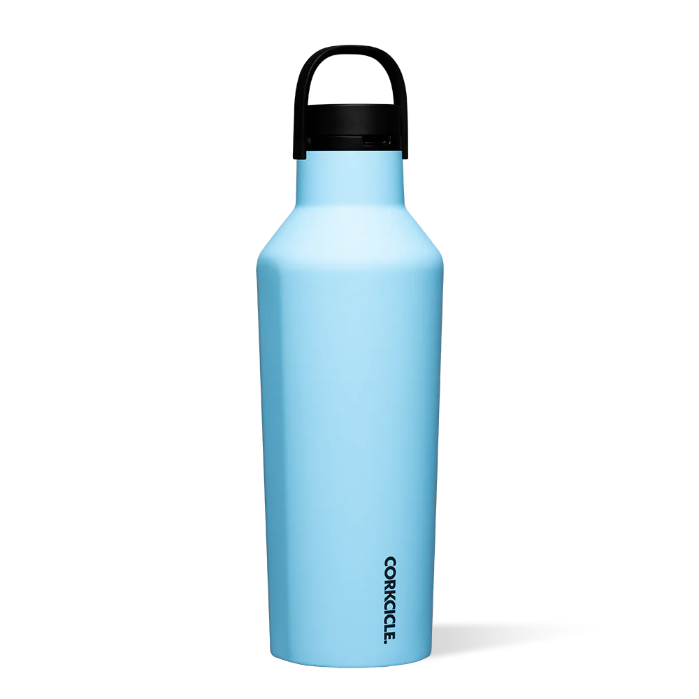 32 oz Corkcicle Sport Canteen with MEATBALL - Santorini