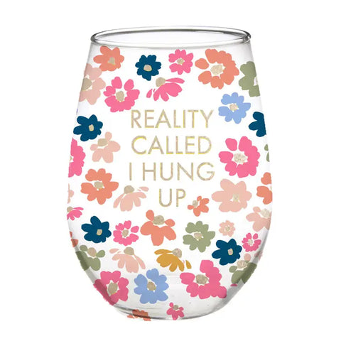 Stemless Reality Called Wine Glass