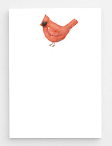 Red bird notepad