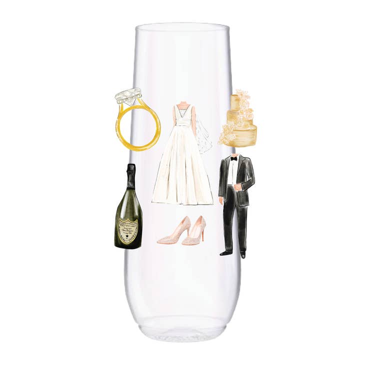 Tossware deals champagne flutes