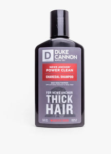Duke Cannon News Anchor Power Clean Charcoal Shampoo
