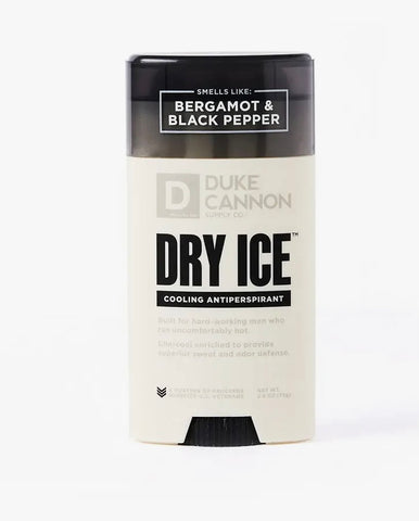 Duke Cannon Dry Ice Antiperspirant- Bergamot and Black Pepper