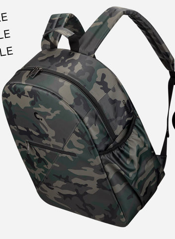 Brantley green camo backpack cooler