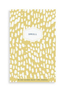 Dwell Devotional Prayer Journal- yellow & white