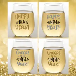 4 Pack New Years Wine Oh