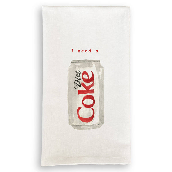 I Need a Diet Coke: Dishtowel - No Words