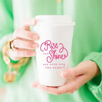 Rise and Shine to-go Coffee Cup set