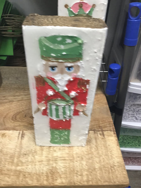 3.5x8 Karen Marcum Nutcracker Wooden Block