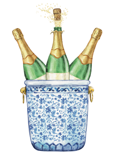 Pop the Bubbly- Door Hanger