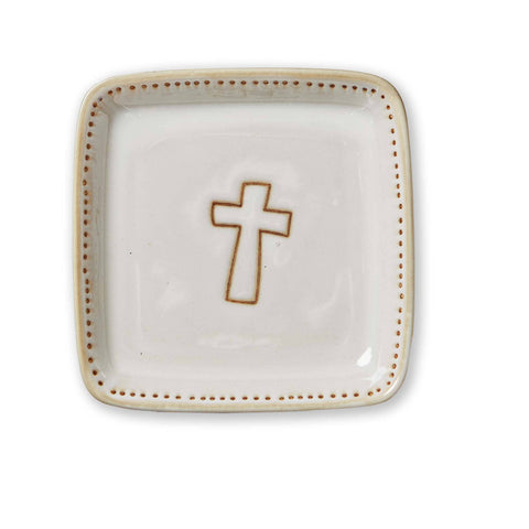 Christmas Cross Trinket Dish