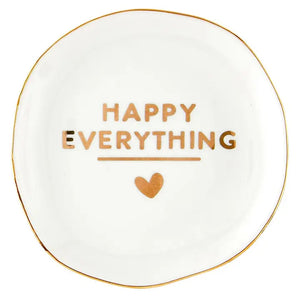 Happy Everything Ceramic Dish