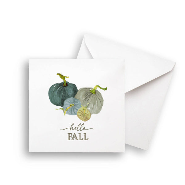 Meadow Pumpkins with Hello Fall: Dishtowel / -