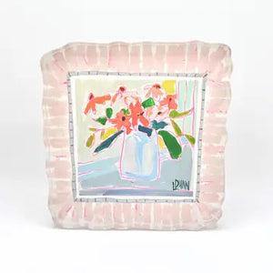 Coral Pop Acrylic BLock - Lauren Dunn