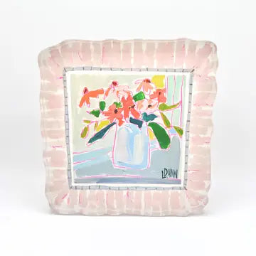 Coral Pop Acrylic BLock - Lauren Dunn