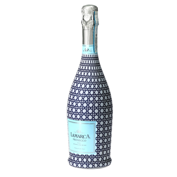 Beau Bottles Navy and White Cane - Prosecco Collection