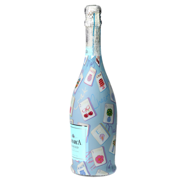 Beau Bottles Pastel Blue Mahjong - Prosecco Collection