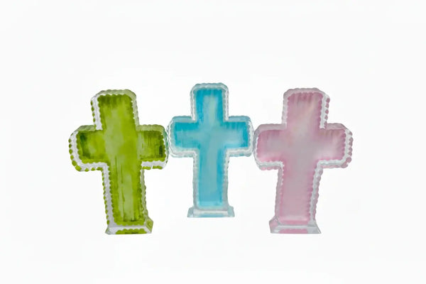 Mini Acrylic Cross Shelfies: Green