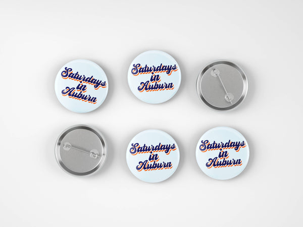 Auburn Saturdays in Auburn Button