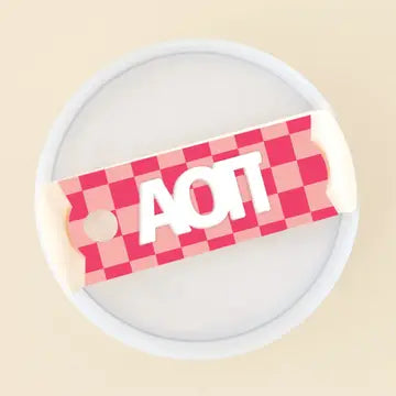 Sorority Tumbler Lid Tag