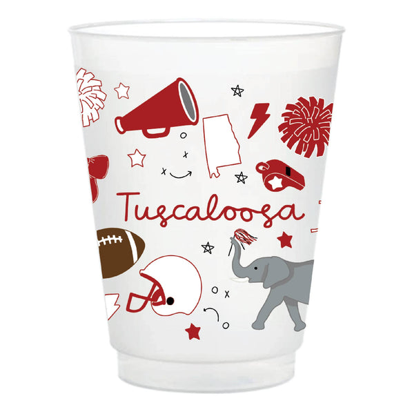 Tuscaloosa Football Game Day 16oz Stadium Cups