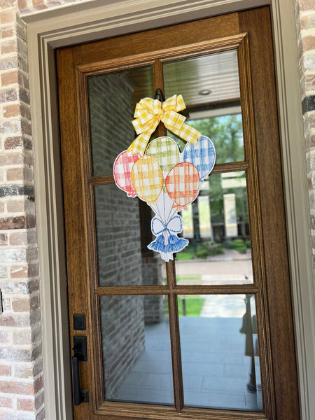 Hip Hip Hooray Balloons Door Hanger