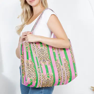 Medium Quilted Tote