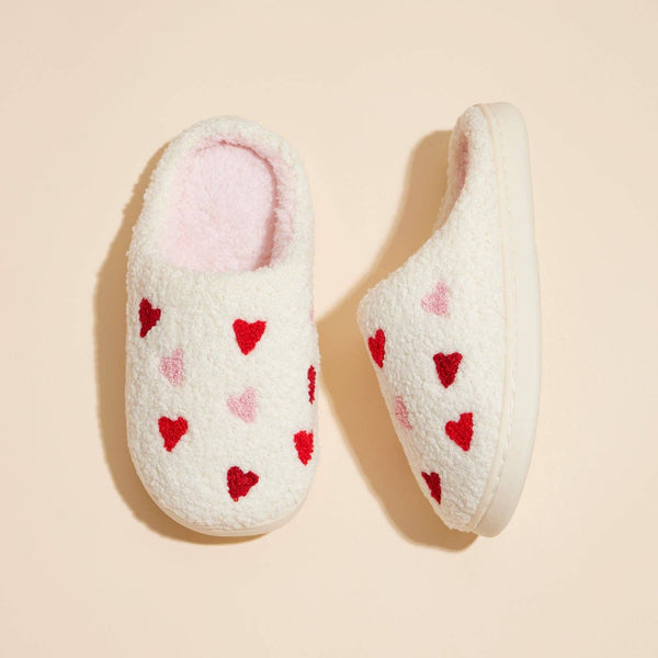 Kids’ Multi-Hearts Slippers
