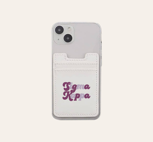 Sorority Stick-On Phone Wallet - Kappa Delta