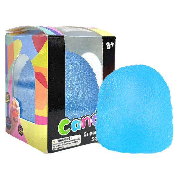 Cube Teardrop Blue Squishy