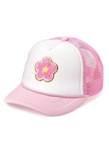 Pink Daisy Trucker Hat