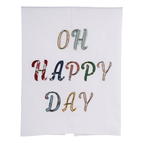 Happy Day Tea Towel