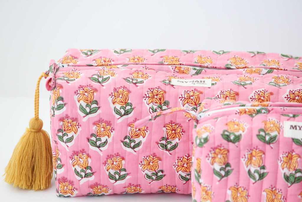 MYNAHbySmitha Travel Makeup Organizer Bag