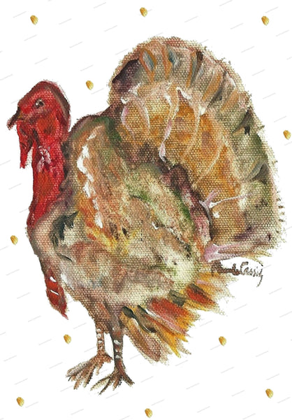 Thanksgiving Kitchen Towel: Cotton Cloth Towel