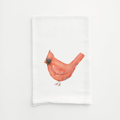 Karen Marcum Cardinal Tea Towel