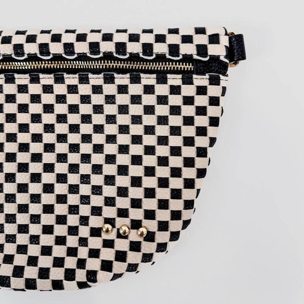 Westlyn Woven Bum Bag Metallic Gunmetal