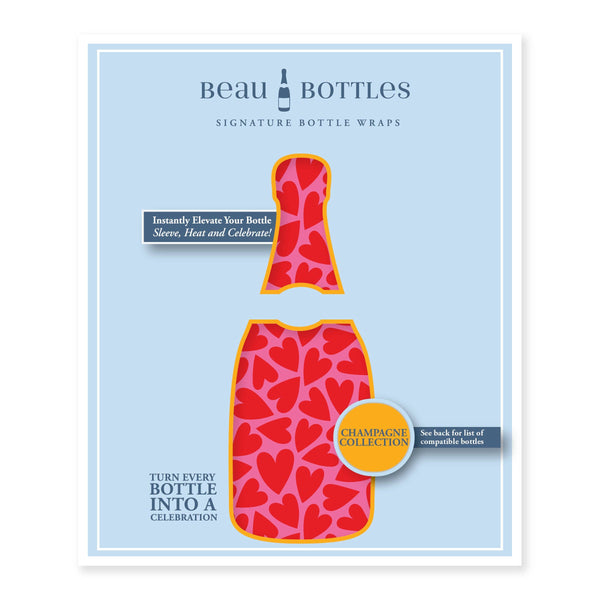 Beau Bottles Pop Hearts - Champagne Collection