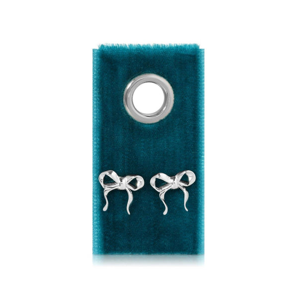 Sweet Bows on Velvet Tag: Gold