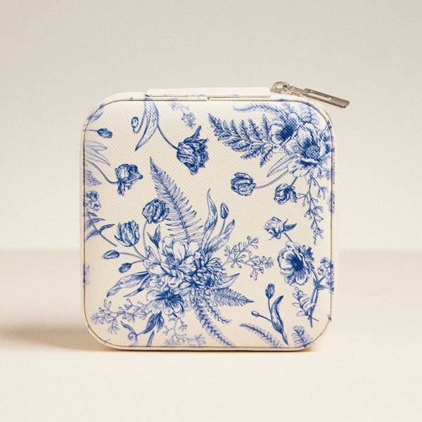 Blue Blossom Jewelry Box -Travel size: Navy / One / 5AC78028