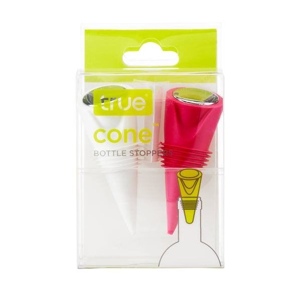 Cone Silicone Bottle Stoppers - Set of 2