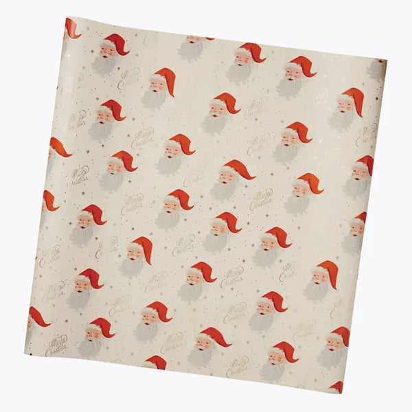 Santa Continuous Wrapping Roll Rifle Paper