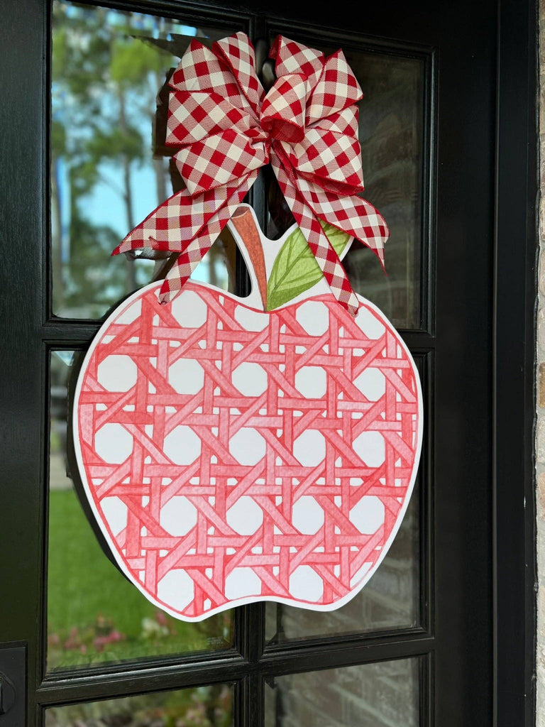 The Cottage Basket Bamboo Apple Door Hanger