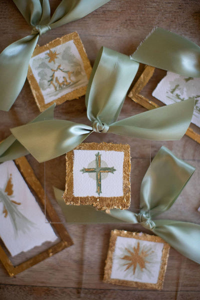 The Cross - Hand Painted Watercolor Ornament
