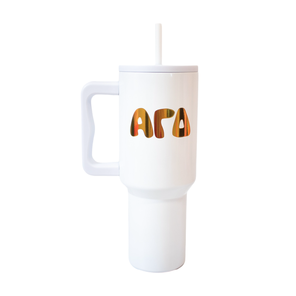 40oz 24 Karat Sorority Tumbler: PHI MU