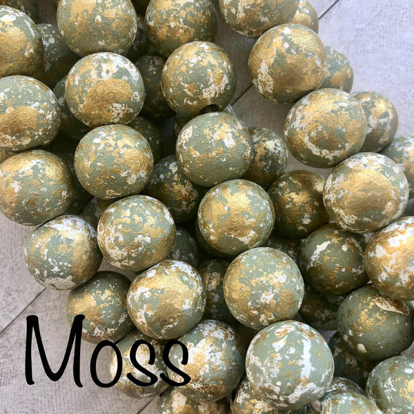 Blessing Beads With Cross (Large): Natural