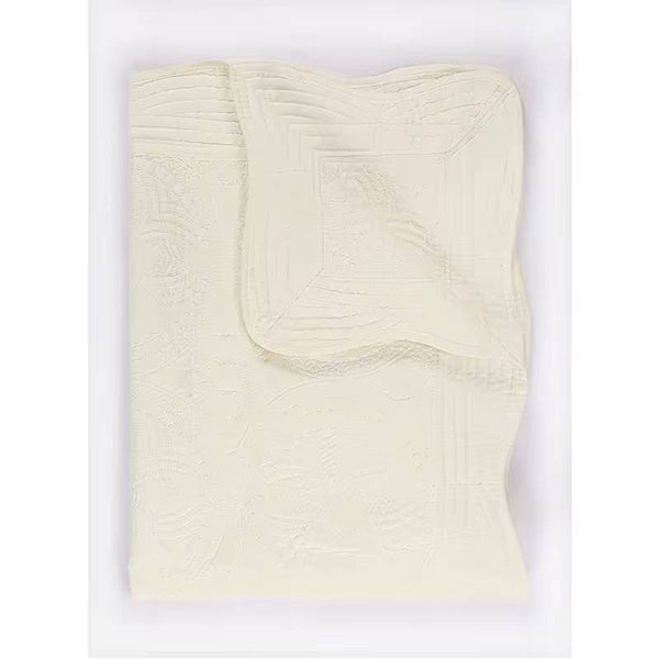 Heirloom Quilt - Baby Quilt Blanket : Blue Check Trim