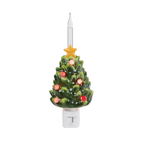Christmas Tree Green Bubble Night Light