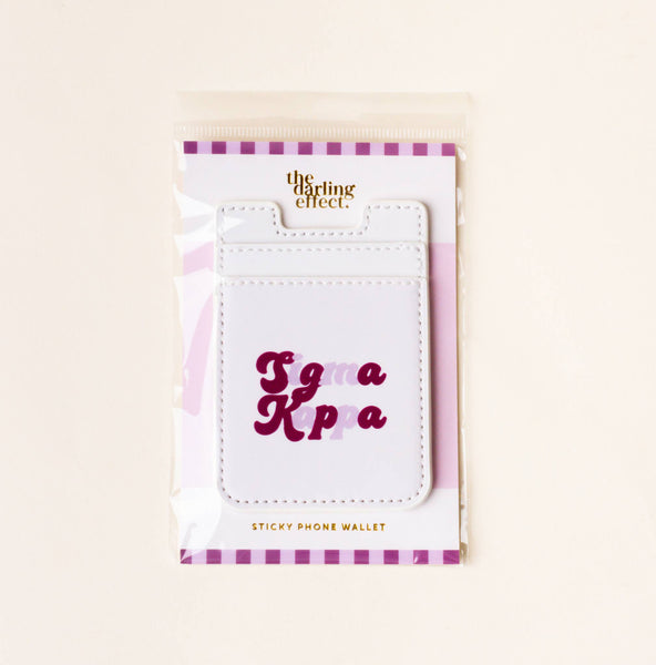 Sorority Stick-On Phone Wallet - Kappa Delta