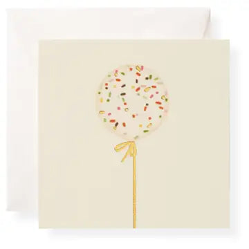Confetti Balloon Enclosure Card