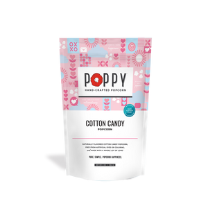 Valentine's Day Cotton Candy Poppy Popcorn