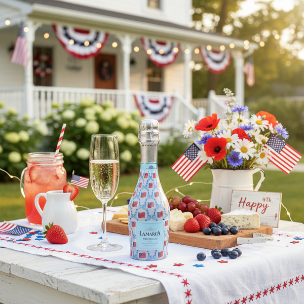 Beau Bottles Flags and Ribbons- MINI Prosecco Collection - Set of 6 (Wraps Only)